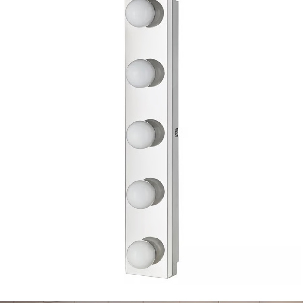 LEDSJO wall lamp stainless steel 24”